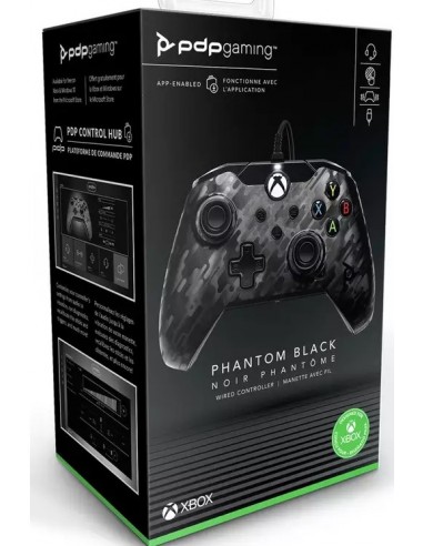 negar Haz un experimento Marco de referencia Controller Xbox One Serie X PDP Phantom Black