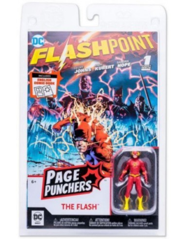 DC Page Punchers Figura & Cómic Flash...
