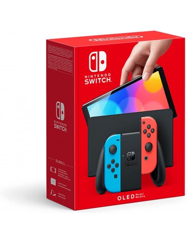 Nintendo Switch Oled Azul/Rojo Neon...