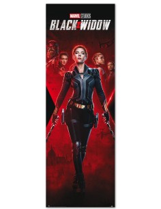 Poster Puerta Marvel Black...