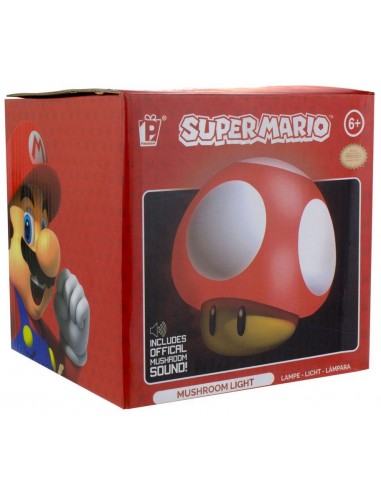 Lámpara Super Mario con Sonido Mushroom