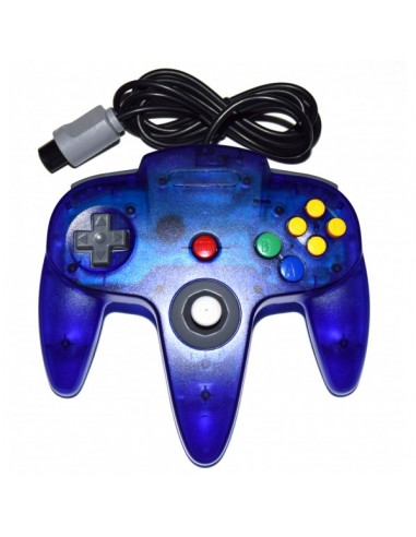 Controller N64 Azul Oscuro...