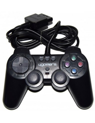 Controller PS1/PS2 Negro 4Gamers (OEM)