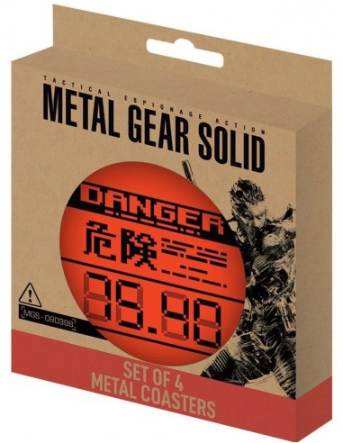 Pack de 4 Posavasos Metal Gear Solid