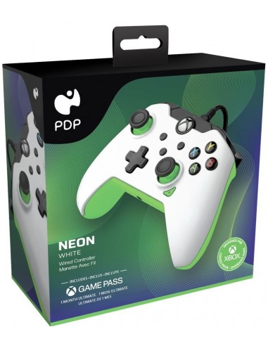 Controller Wired Neon White