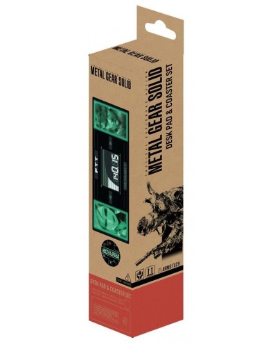 Alfombrilla & Posavaso XL Metal Gear...
