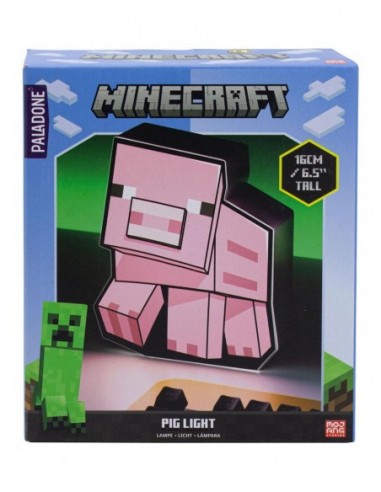 Lámpara Minecraft Pig