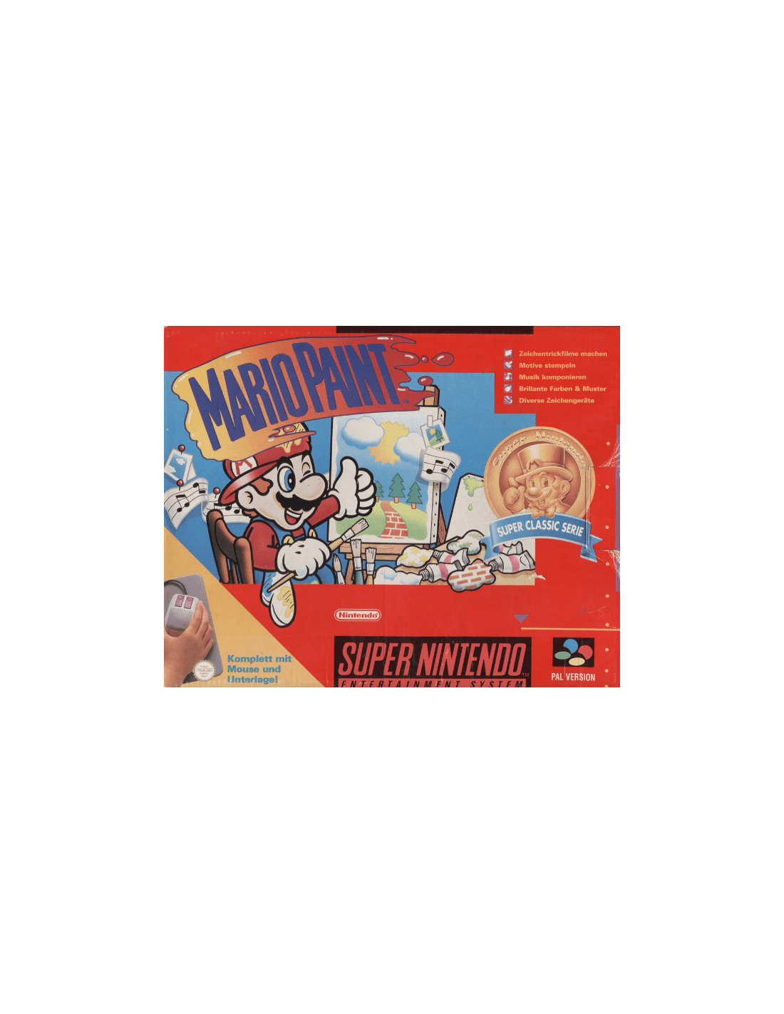 Mario Paint (Caja Det. Nintendo Classics) SNES