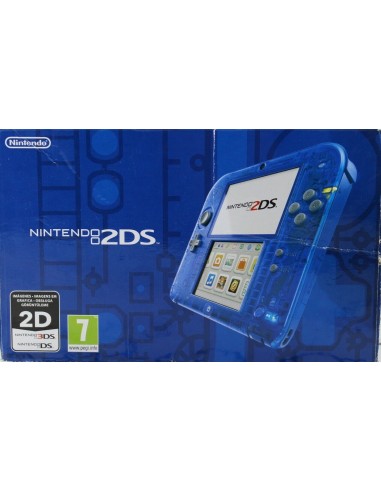 Nintendo 2DS Azul Transparente (Con...
