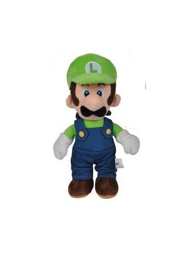 Peluche Super Mario All Stars Luigi 20cm