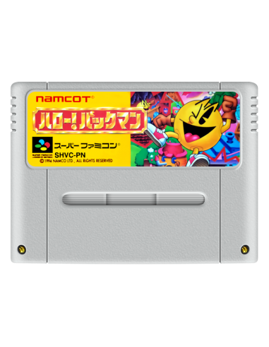 Hello Pac-Man (Cartucho NTSC-J) - SNES