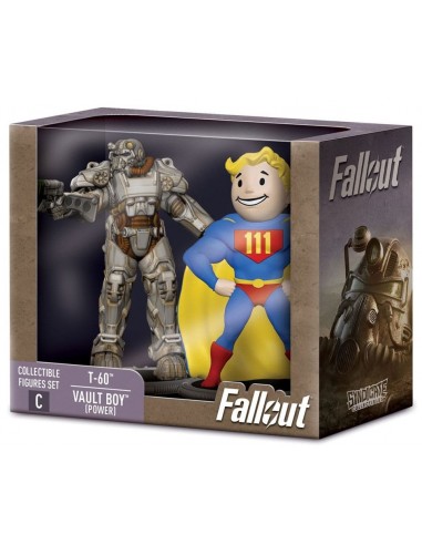 Pack de 2 Figuras Fallout Set C T-60...