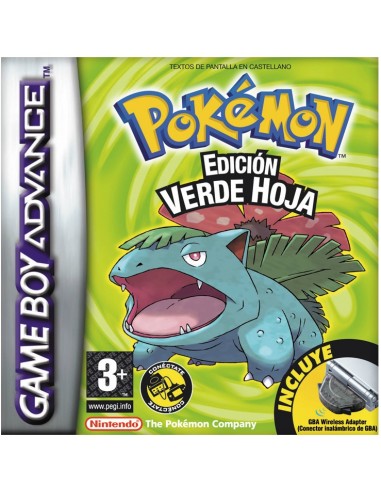 Pokemon Verde Hoja (Sin Adaptador) - GBA