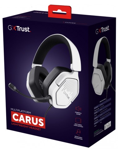 Headset Trust Carus Blanco GTX492W