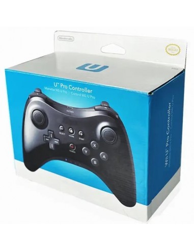 Controller Wii U Pro Negro (Con Caja)...