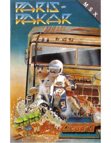 Paris Dakar (Portada Deteriorada) - MSX