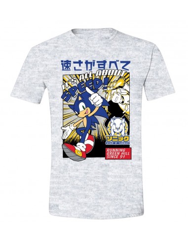 Camiseta Sonic El Erizo Comic (Talla L)