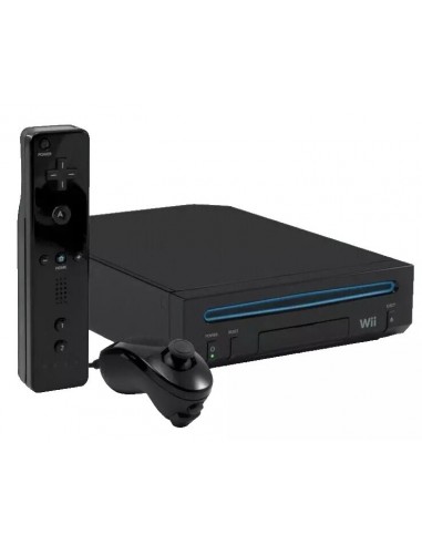 Wii Negra + Mando (Sin Caja)