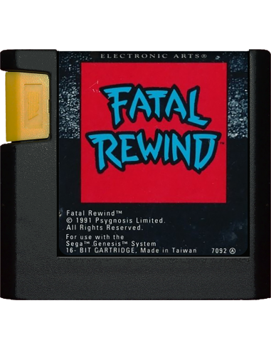 Fatal Rewind (Cartucho) - MD