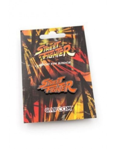 Pin Street Fighter Logo Color