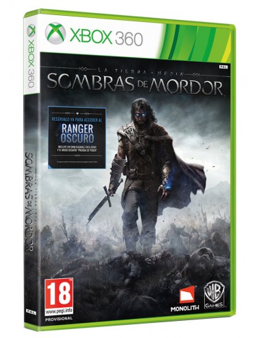 Sombras de Mordor - X360