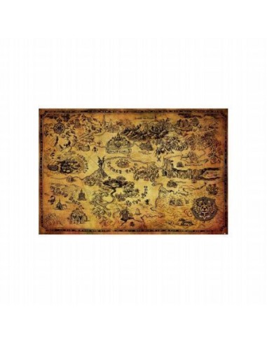 Poster The legend of Zelda Hyrule Map...