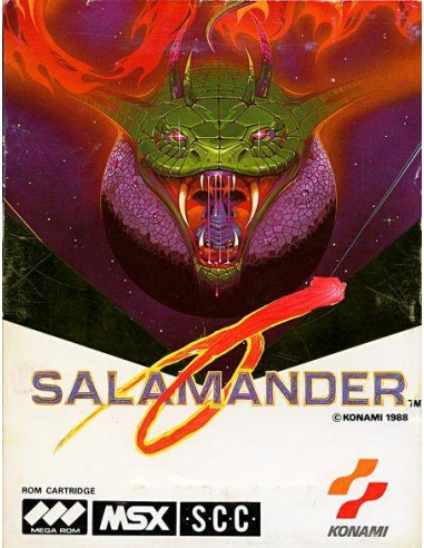 Salamander (Caja Rota+Con Manual) - MSX
