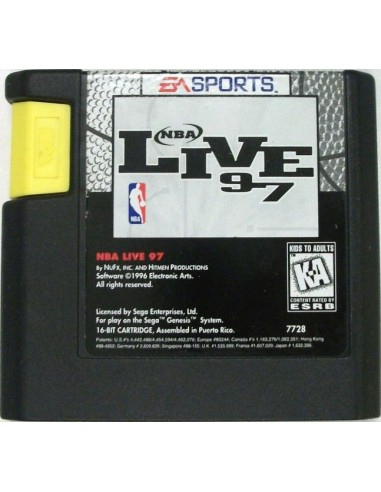 NBA Live 97 (Cartucho)- MD