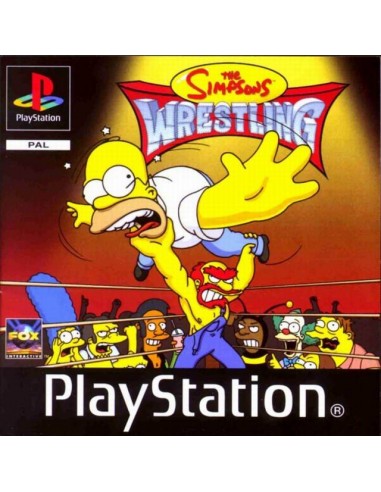 The Simpsons Wrestling (Caja Rota) - PSX