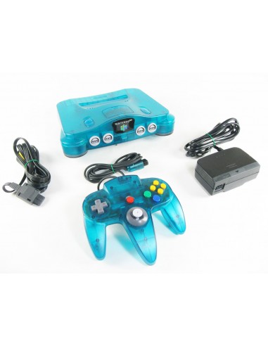 Nintendo 64 Azul Transparente (Sin Caja)