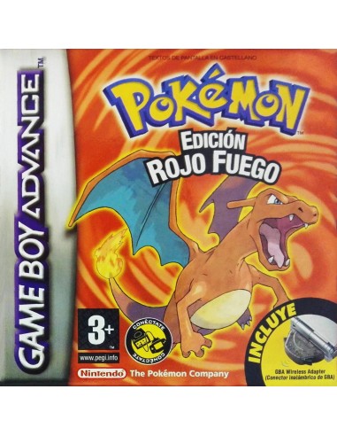 Pokemon Rojo Fuego (Con Adaptador) - GBA