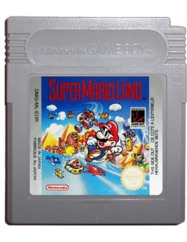 Super Mario Land (Cartucho Pegatina...