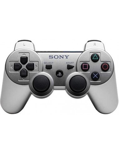 Controller PS3 Dualshock 3 Plata (Sin...