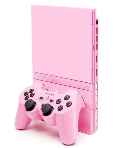 Playstation 2 Slim Pink + 2...