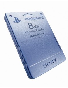 Memory Card PS2 Sony Aqua...