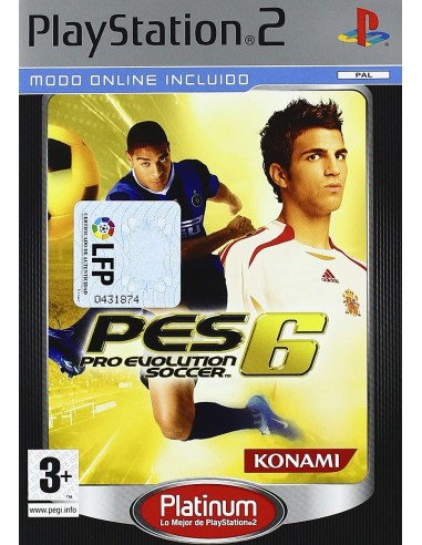 Pro Evolution Soccer 6 (Platinum) - PS2