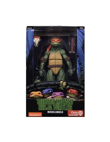 Figura Tortugas Ninja Michelangelo 18 cm