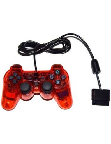 Controller PS1/PS2 Compatible Rojo...