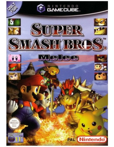 Super Smash Bros Melee (Arañado) - GC