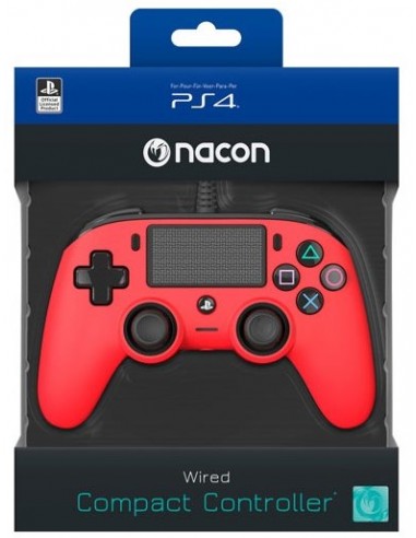 Controller PS4 Nacon Wired Red...