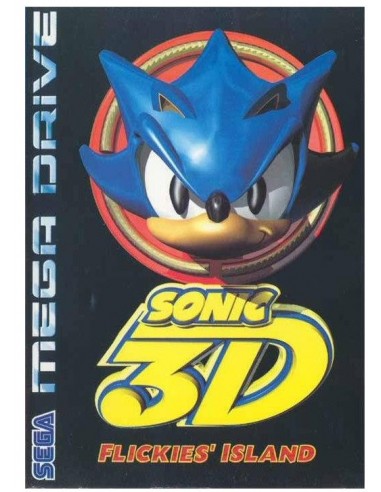 Sonic 3D (Caratula Deteriorada) - MD